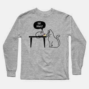 Cat and Mouse Humor Long Sleeve T-Shirt